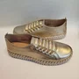 Tênis Feminino Bottero Couro Dourado