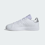 Tênis Feminino Adidas Advantage Base 2.0 Branco Prata