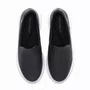 Tênis Feminino Piccadilly Slip On Preto e Branco
