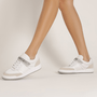 Tênis Feminino Schutz Branco Brilho