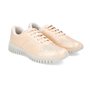 Tênis Feminino Usaflex Couro Marfim