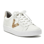 Tenis Feminino Via Marte Branco Dourado