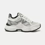 Tênis Feminino Via Marte Chunck Branco Cinza e Preto