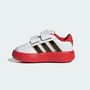 Tênis Infantil Adidas Grand Court Mickey CP I Branco e Vermelho
