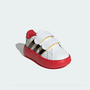 Tênis Infantil Adidas Grand Court Mickey CP I Branco e Vermelho