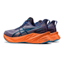 Tênis Masculino Asics Novablast 3 LE Azul e Laranja - Tam 43
