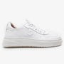 Tênis Masculino Democrata Denim Block Couro Branco