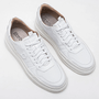 Tênis Masculino Democrata Denim Block Couro Branco
