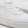 Tênis Masculino Democrata Denim Block Couro Branco